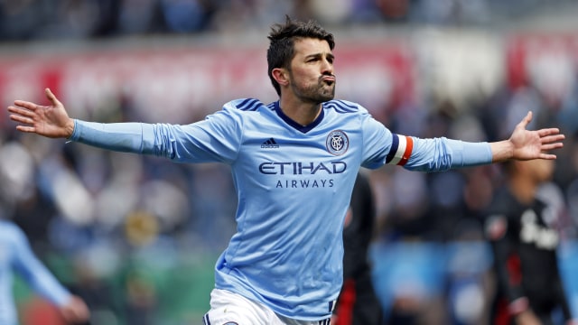 David Villa, bagian dari legiun Designated Player. (Foto: Adam Hunger/Reuters)