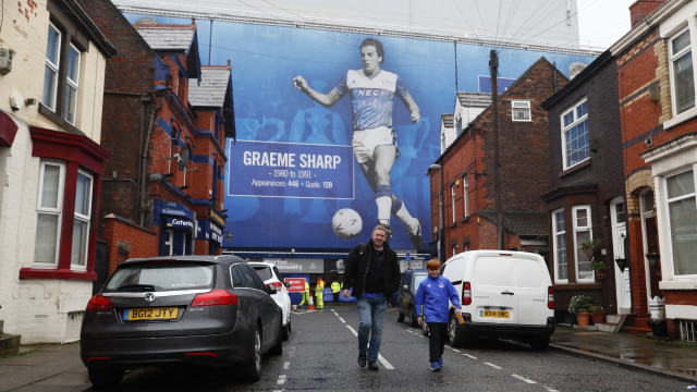 Goodison Park dari luar. (Foto: Jason Cairnduff/Reuters)