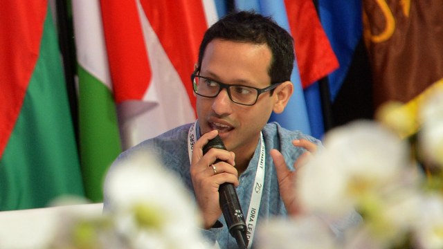 Pendiri sekaligus CEO Go-Jek, Nadiem Makarim. (Foto: Antara/Wahyu Putro A)