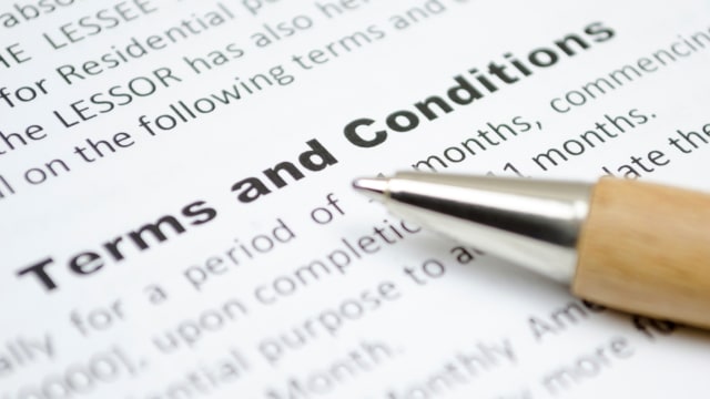 Terms and Conditions (Foto: infycom.com)