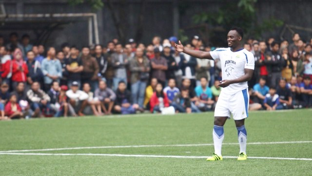 Michael Essien. (Foto: Fanny Kusumawardhani/kumparan)