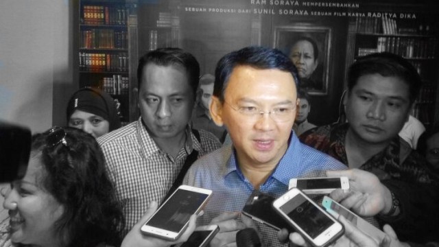 Ahok nonton bioskop di Kota Kasablanka. (Foto: Nikolaus Harbowo/kumparan)