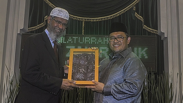 Zakir Naik ke Bandung (Foto: Novrian Arbi/Antara)
