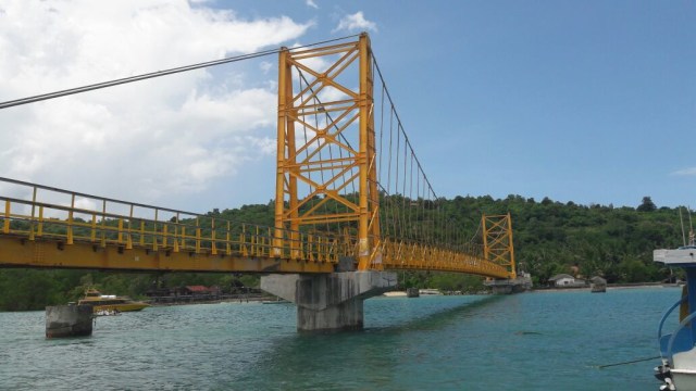 Peresmian Jembatan Kuning di Kab.Klungkung, Bali. (Foto: Dok: Ditjen Bina Marga Kementerian PUPR)