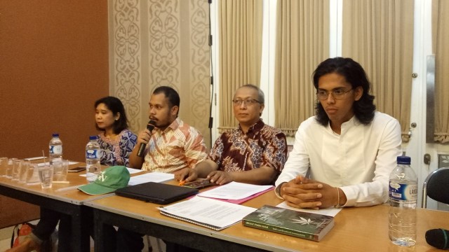 Konferensi Pers Kasus Fidelis (Foto: David Pratama/kumparan)