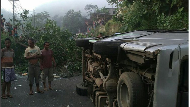 Kecelakaan di Gunungkidul (Foto: Instagram Polres Gunungkidul)