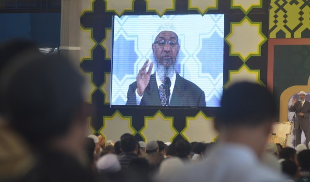 Zakir Naik ceramah di Bandung (Foto: Istimewa)