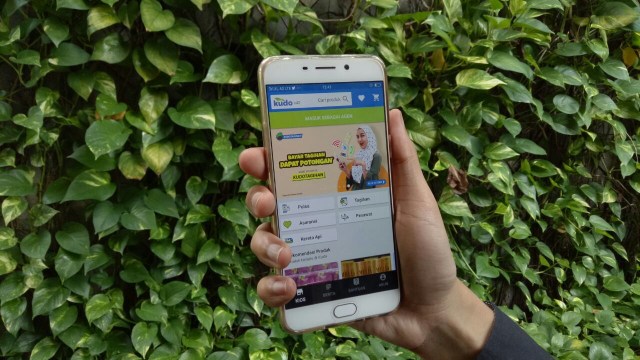 Aplikasi Kudo di ponsel Android. (Foto: Aditya Panji/kumparan)