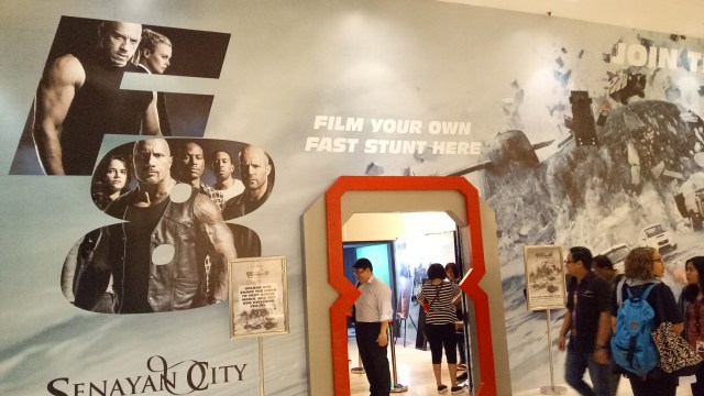 Green screen untuk 'Fast & Furious 8' (Foto: Prabarini Kartika/kumparan)