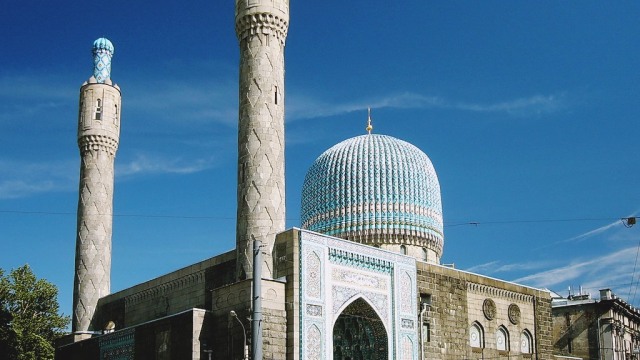 Masjid Biru di St. Petersburg di Rusia (Foto: Wikimedia Commons)
