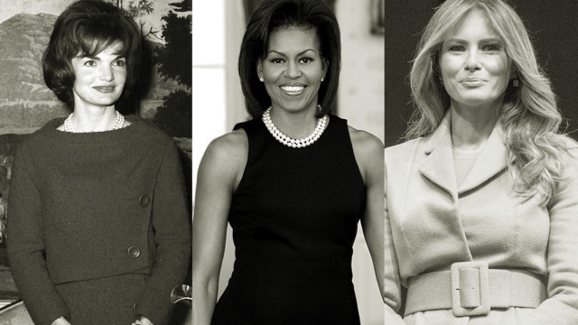 Jackie, Michelle, dan Melania (Foto: Wikimedia Commons)