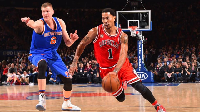 Derrick Rose saat di Chicago Bulls. (Foto: Facebook: Derrick Rose)