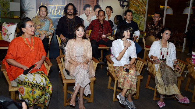 Aktris pemeran film Kartini. (Foto: Antara/Atika Fauziyyah)