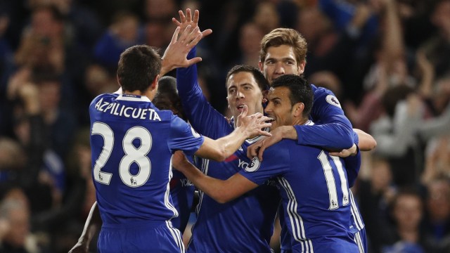Hazard dan Azpilicueta, "temuan" penting Emenaldo. (Foto: John Sibley/Reuters)