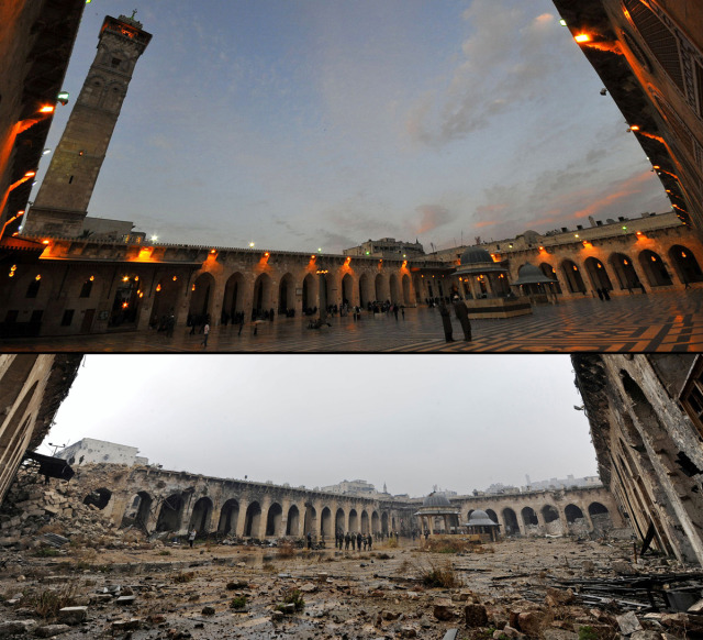 Masjid Umayyad, Suriah. (Foto: Omar Sanadiki / Reuters)