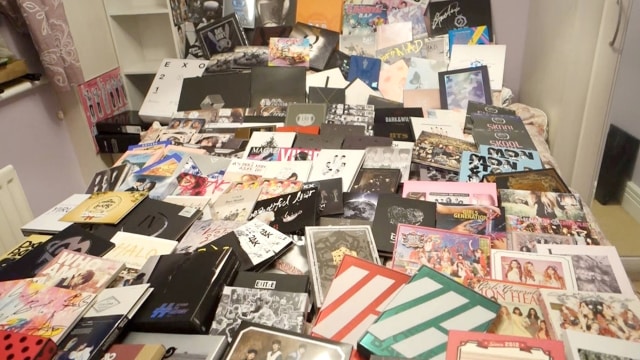 Koleksi album K-Pop. (Foto: Youtube)