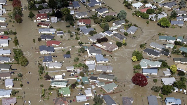 Badai Debby di Selandia Baru Foto: Andrew Warner/The Bay of Plenty Times via AP