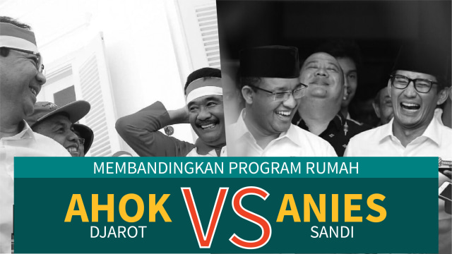 Infografis Program Rumah Ahok vs Anies (Foto: Bagus Permadi/kumparan)