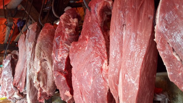 Daging impor. (Foto: Ela Nurlaela/kumparan)