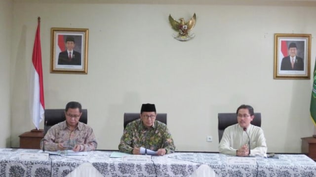 Kementerian Agama konpers soal Haji 2017 (Foto: Yudhistira Amran Saleh/kumparan)