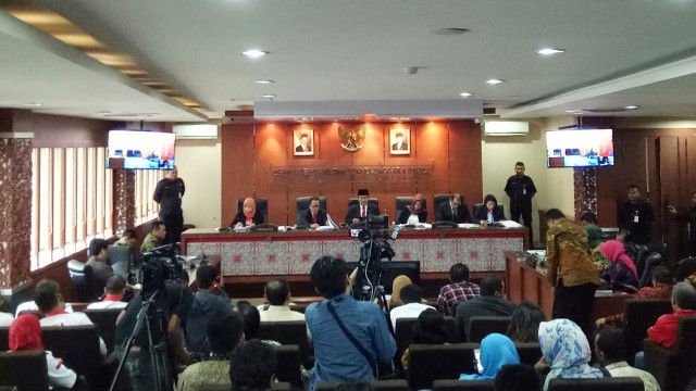 Sidang putusan pelanggaran kode etik di DKPP (Foto: Jihad Akbar/kumparan)