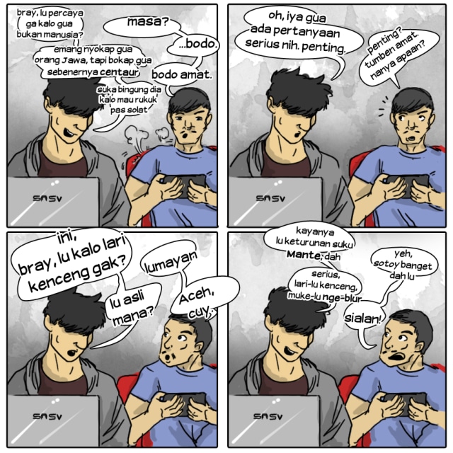 Lari Kenceng, Muke Lu Blur