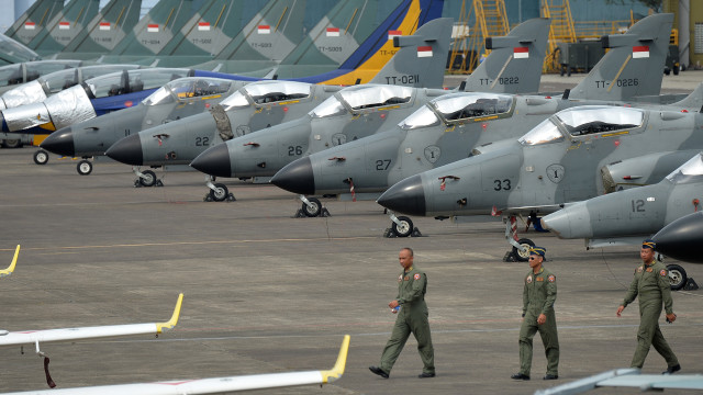 Pesawat TNI AU. (Foto: Widodo S. Jusuf/Antara)