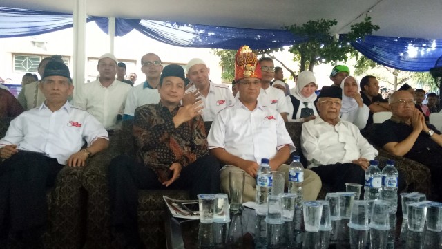 Bachtiar Nasir hadiri kampanye Anies Baswedan (Foto: Marcia Audita/kumparan)