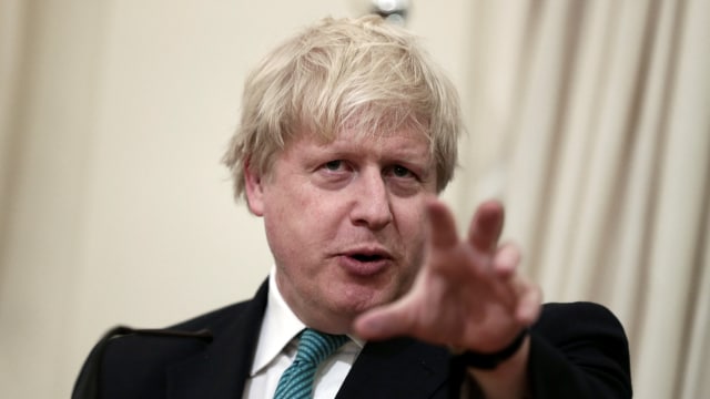 Menlu Inggris, Boris Johnson (Foto: REUTERS/Alkis Konstantinidis)