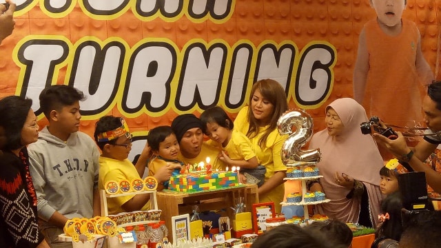 Anji rayakan ulang tahun anaknya (Foto: Yurika Kencana/kumparan)
