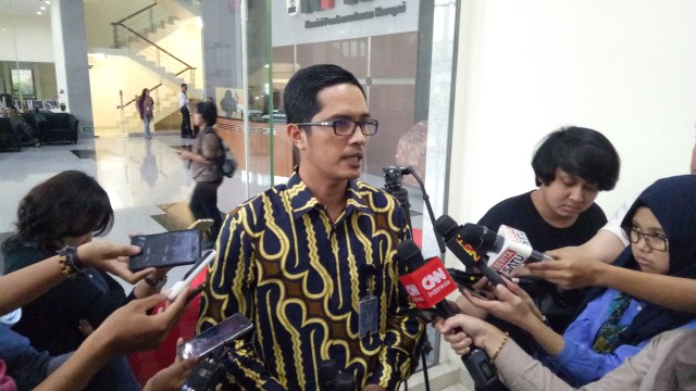 Febri Diansyah saat diwawancarai. (Foto: Wahyuni Sahara/kumparan)