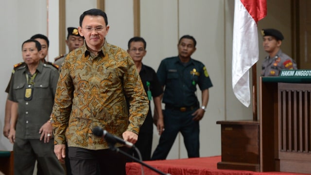Sidang penodaan agama Ahok  (Foto: Miftahulhayat/Antara)