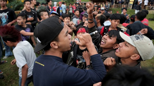 Punk Muslim. (Foto: Reuters/Beawiharta)