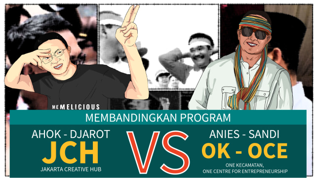Infografis Jakarta Creative Hub vs OK OCE (Foto: Bagus Permadi/kumparan)