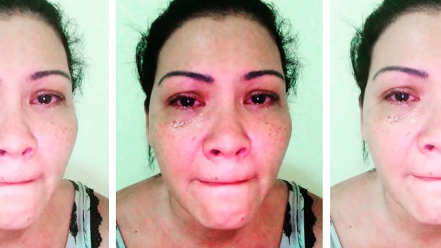 Melanie Soebono sedih Nina mati (Foto: instagram/@melaniesoebono)