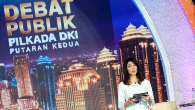 Ira Kusno dalam debat putaran dua. (Foto: Aditia Noviansyah/kumparan)
