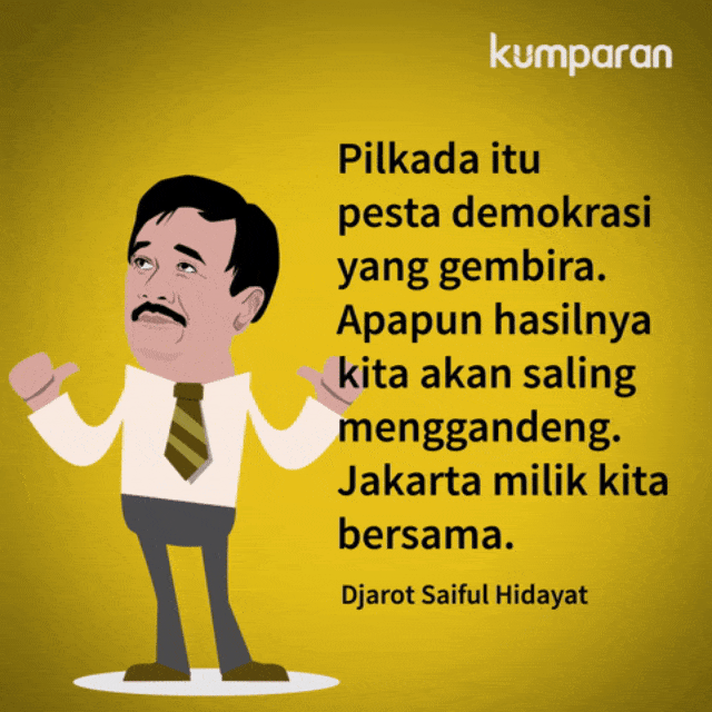 Komentar Djarot (Foto: Rizki Amalia Octora)