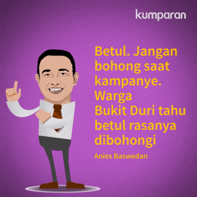 Komentar Anies (Foto: Rizki Amalia Octora)