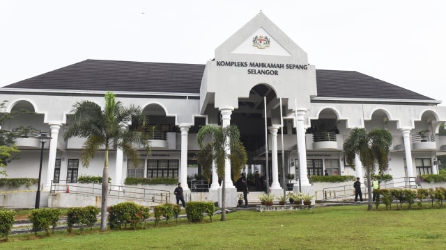 Lokasi sidang kedua Siti Aisyah. (Foto: Antara/Hafidz Mubarak)