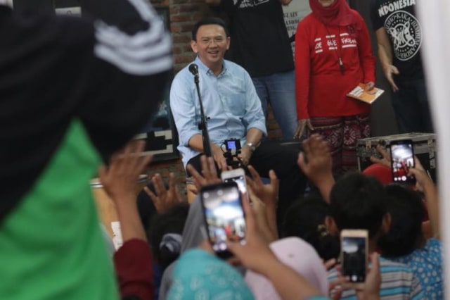 Ahok di Potlot (Foto: Fanny Kusumawardhani/kumparan)