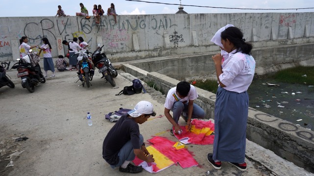 Ilustrasi corat-coret siswa SMA, Foto: Aditya Noviansyah/kumparan
