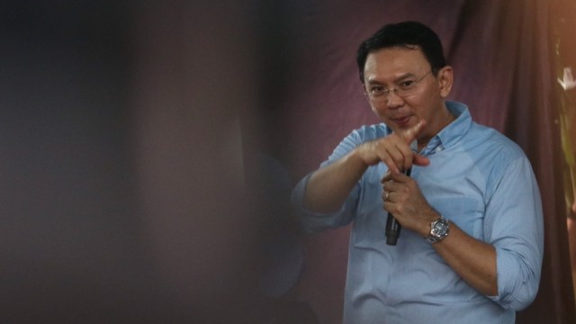 Ahok di Gang Potlot (Foto: Fanny Kusumawardhani/kumparan)