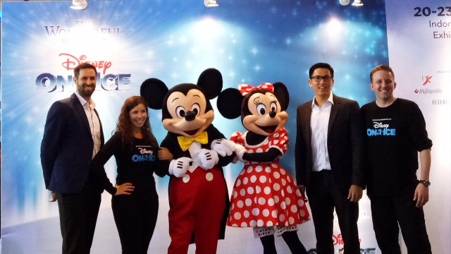 Konpers Disney on Ice di Bintaro X Change. (Foto: D.N Mustika Sari/kumparan)