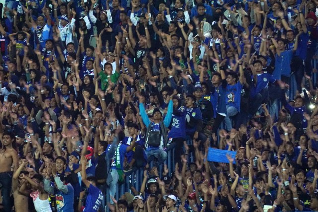 Para pendukung Persib. Foto: Aditia Noviansyah/kumparan
