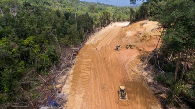Jalan perbatasan Kalimantan Barat (Foto: Dok. Bina Marga PUPR)