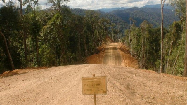 Jalan perbatasan Papua. (Foto: Bina Marga PUPR)