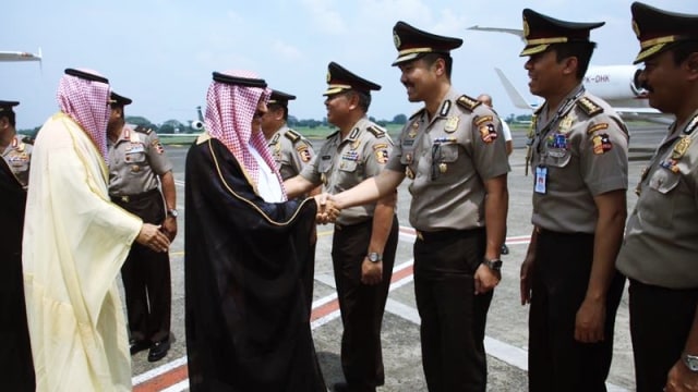 Kedatangan Kepala Polisi Arab Saudi di Jakarta. (Foto: Dok. Kedubes Arab Saudi)