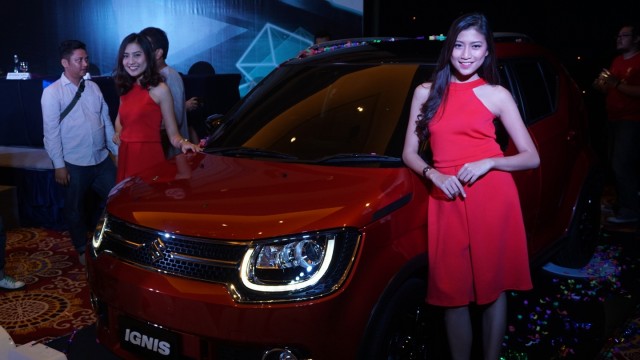 Suzuki Indomobil Sales (SIS) meluncurkan Ignis. (Foto: Gesit Prayogi/kumparan)
