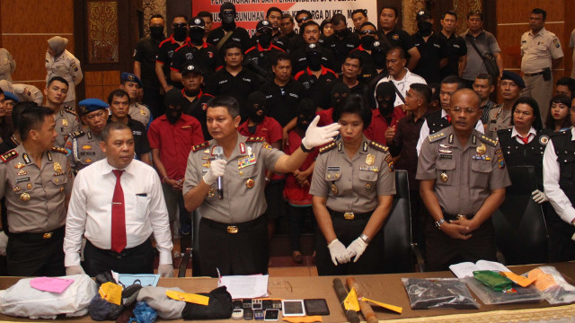 Kapolda Sumut ungkap kasus pembunuhan. (Foto: Antara/Septianda Perdana)