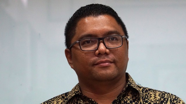 Komisioner Bawaslu RI Fritz Edwar Siregar di ICW. (Foto: Aditia Noviansyah/kumparan)